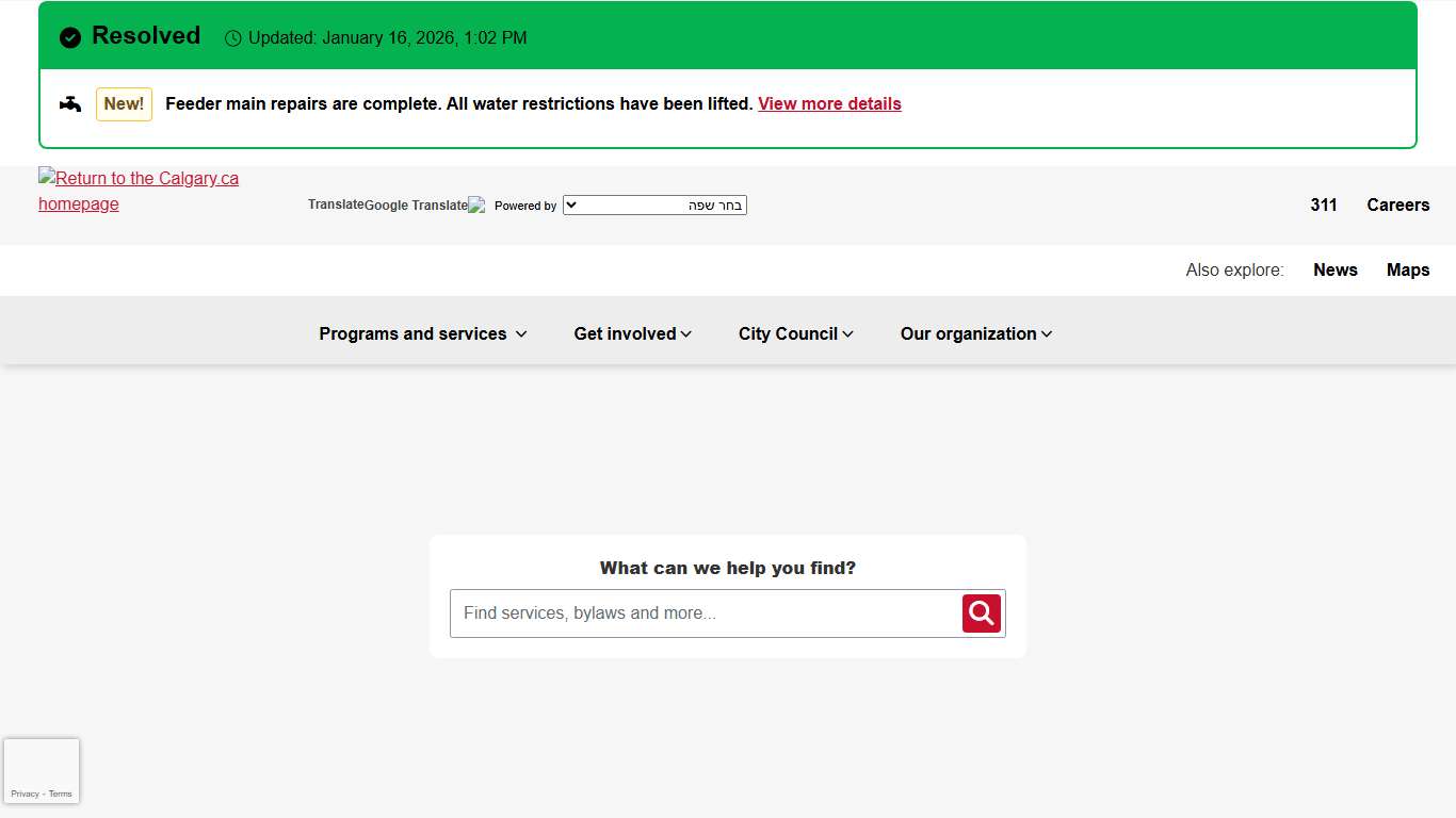 The City of Calgary - Home Page